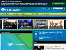 Tablet Screenshot of pokerworks.com